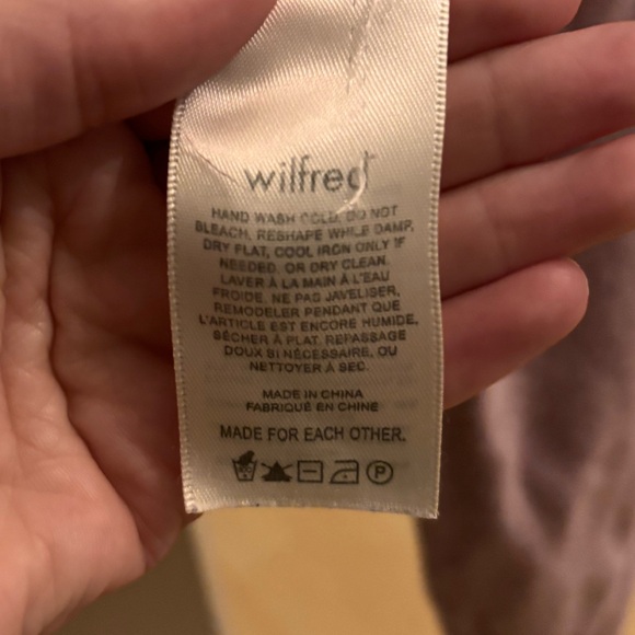 Wilfred merino wool & cotton cropped turtle neck - Picture 3 of 5